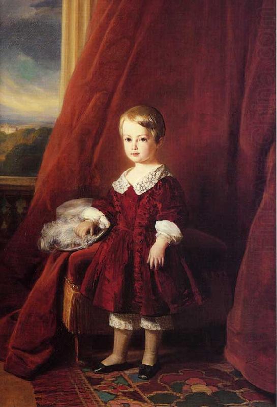 Franz Xaver Winterhalter Louis Philippe Marie Ferdinand Gaston D'Orleans, Comte D'Eu china oil painting image